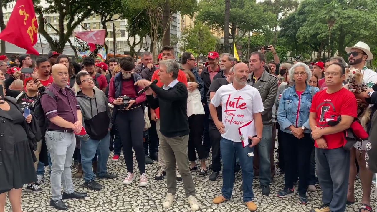 Governador bolsonarista Ratinho Júnior, está no roll dos terroristas, denúncia o deputado federal Tadeu Veneri