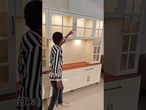 Amaltas Crockery Cabinet in PU Polish - photo 2