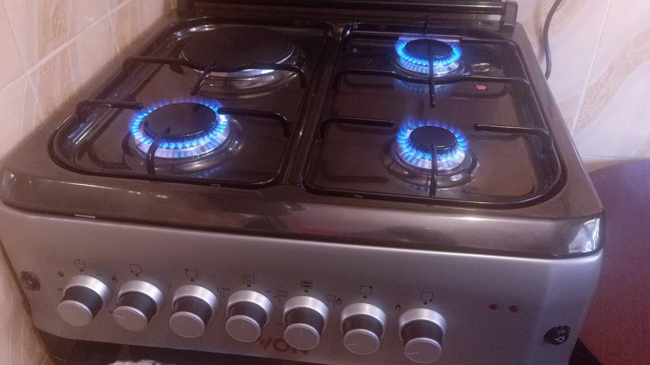 How to operate a Gas + Electric Cooker (burners and Oven)