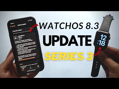 WatchOS 8.3 Update on Apple Watch Series 3 !