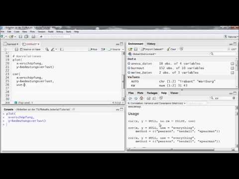 R-Stutorials III - 10 Korrelation