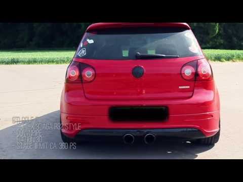 Golf 5 GTI - Standard vs. Edel01 vs. Bull-X Auspuff-Vergleich