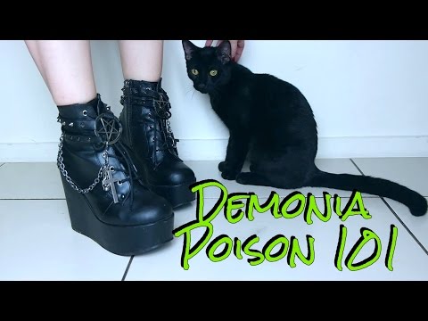 DEMONIA POISON 101 || Shoe Unboxing and Review