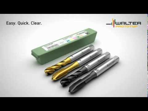 Walter Prototyp Threading X-pert Conversion Paradur Prototex Gewinden Konversion