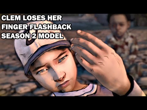 Clem loses her finger flashback [Season 2 Model] ft. floating walker hair because i'm lazy