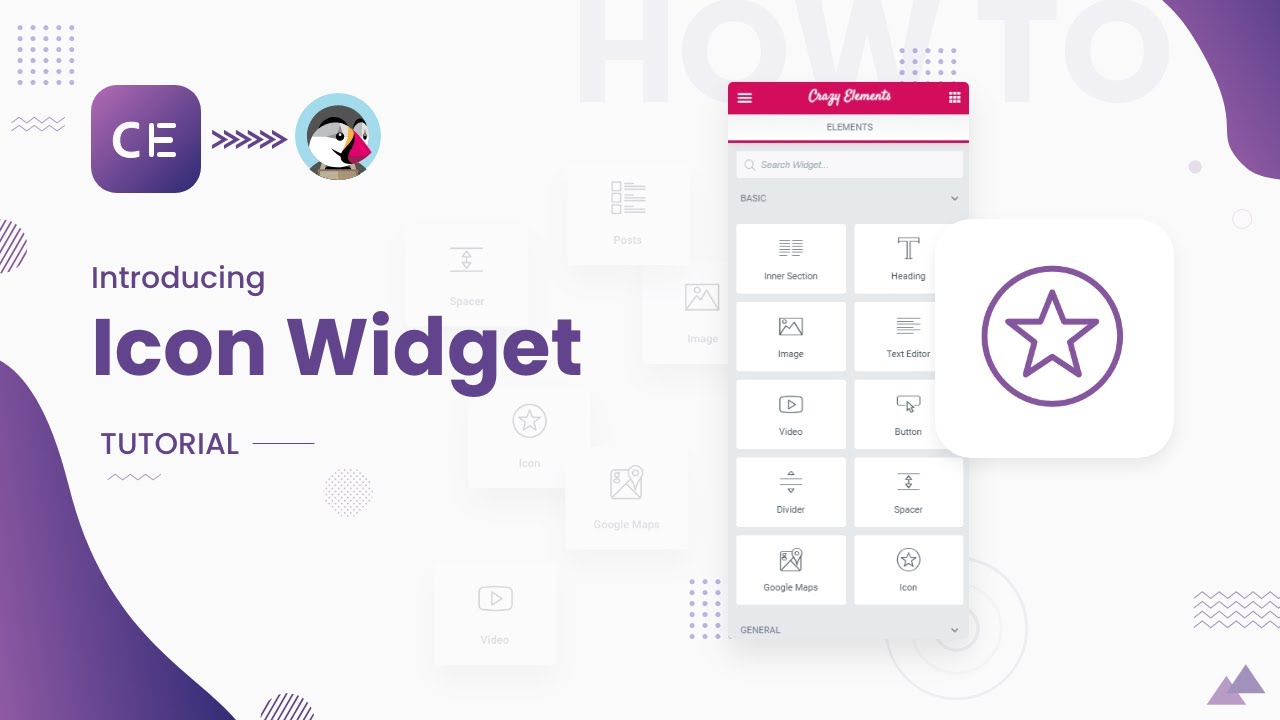 How to Use Icon Widget Using Crazy Elements | PrestaShop | Elementor Page Builder for Prestashop