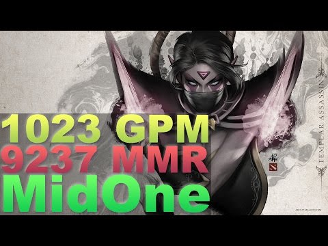 9237 MMR MidOne Templar Assassin 7.03 1023 GPM 23 kills pro Gameplay | Highlights — Dota 2
