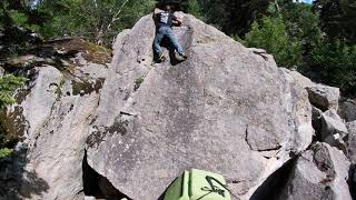 Video thumbnail of Crac, 6a+. Cavallers