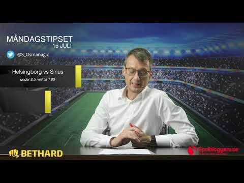 Speltips: Helsingborg - Sirius & GIF Sundsvall - Hammarby 15/7