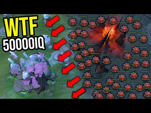 First 50000IQ Techies in Dota 2 — OMG One Shot Throne Setup From BASE TO BASE!!