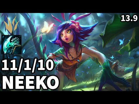 Neeko Jungle vs Lee Sin - KR Master  | Patch 13.9
