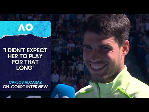 Carlos Alcaraz On-Court Interview | Australian Open 2026 Third Round