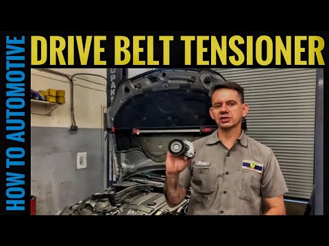 Changing The Drive Belt Tensioner On A Mercedes C250 1.8l Turbo Engine