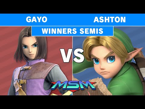 MSM Online 10 - Gayo (Hero) Vs Ashton (Young Link) Winners Semis - Smash Ultimate
