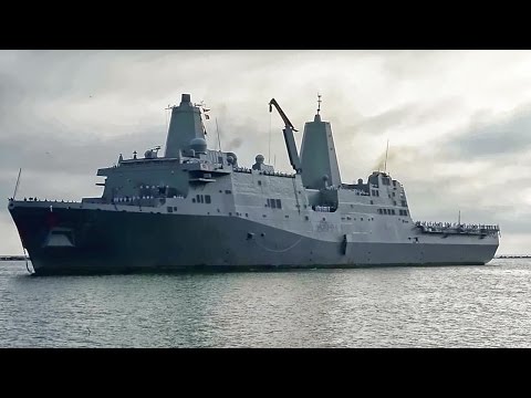 The USS New York & Crew Returns To Naval Station Mayport