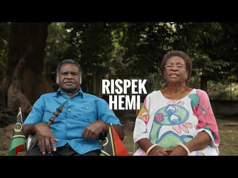 Chief Motarilavoa Hilda Lini and Chief Vanuaroroa Ham Lini’s former Member of Parliament