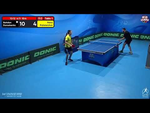 13:00 Bohdan Doroshenko 0 - 3 Petro Pidleteichuk West 1 WIN CUP 29.11.2022 | TABLE TENNIS WINCUP
