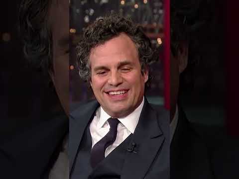 He Didnt Have To Work Out To Play The Hulk? | Letterman #Shorts Markruffalo #Hulk #Avengers #Funny
