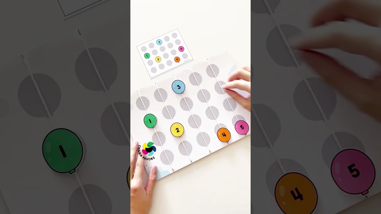 Sky Balloon Challenge Printable #chanafavors