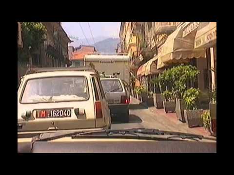 Driving In Ventimiglia(Italy).(Körning i Ventimiglia) July 1996.