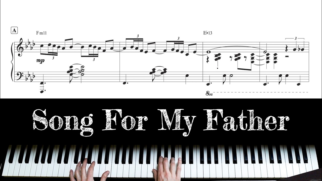 Song For My Father - advanced jazz piano arrangement with sheet music