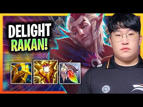 DELIGHT IS A BEAST WITH RAKAN! | HLE Delight Plays Rakan Support vs Morgana!  Season 2025