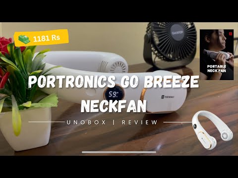 Portronics Neck Fan With Cooling Plate