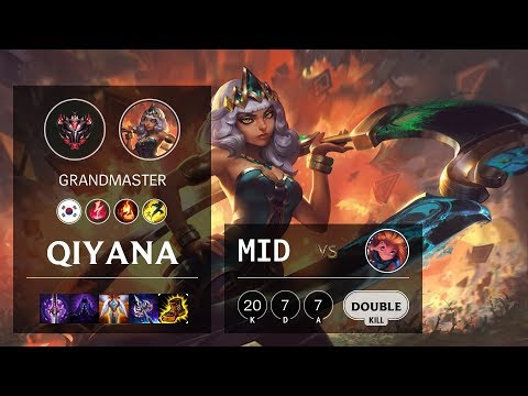 Qiyana Mid vs Zoe - KR Grandmaster Patch 10.3