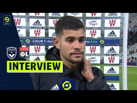 Interview de fin de match : FC GIRONDINS DE BORDEAUX - OLYMPIQUE LYONNAIS (2-2) / 2021-2022