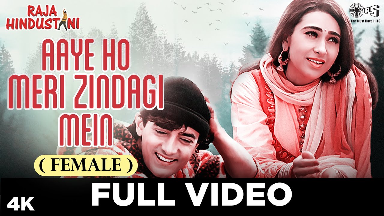 Aaye Ho Meri Zindagi Me Tum Bahar Banke (Female Version) Lyrics | Raja Hindustani | Alka Yagnik | Nadeem Shravan