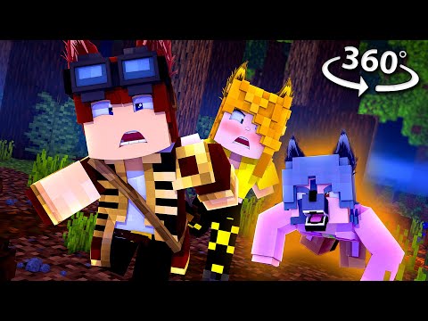 Friend - Can You ESCAPE the Furries?! in 360/VR! - Minecraft VR Video