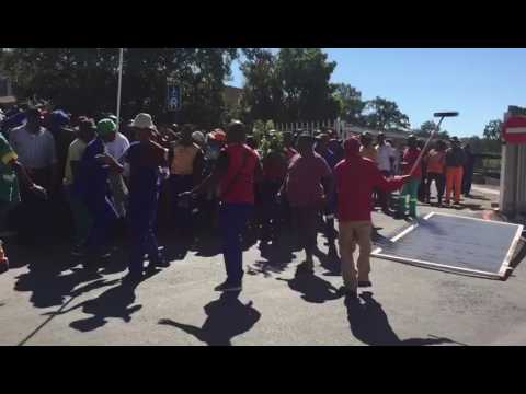 Ladysmith - Municipal workers take over buildings