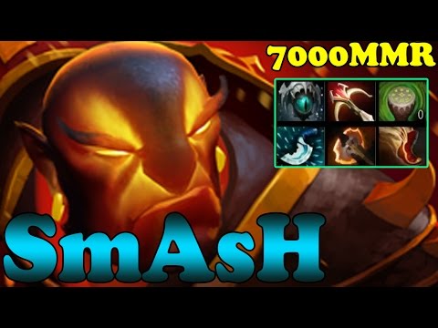 Dota 2 - SmAsH 7000 MMR Plays Ember Spirit Vol 8 - Ranked Match Gameplay!