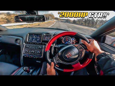 2000HP NISSAN GTR POV DRIVE!! **BUCKLE UP**