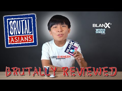 INSTANT WHITENING TOOTHPASTE!?!? Brutal Asians Reviews BlanX