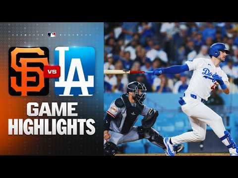 LA다저스 VS 샌프란시스코 3:9 MLB 스포츠하이라이트