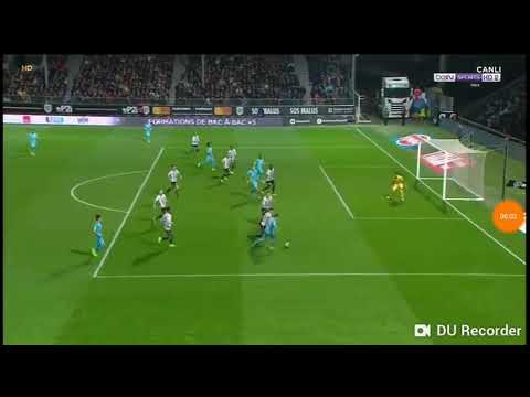 Goal Bouna Sarr Angers 1-1 Marseille