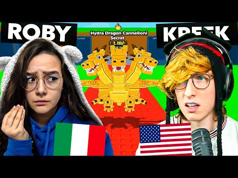 Can an Italian YouTuber play Steal a Brainrot with KreekCraft without understanding it?