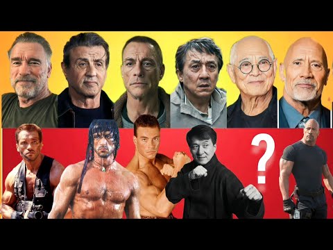 20 action stars ⭐  then and now 2023 |  real name and age #action #actor #stars