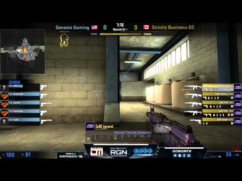 Genesis Gaming vs Strictly Business ESEA-Open Upper Bracket Finals