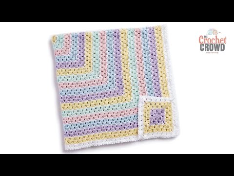 Left Hand Crochet for Beginners Baby Blanket Pattern The Crochet Crowd