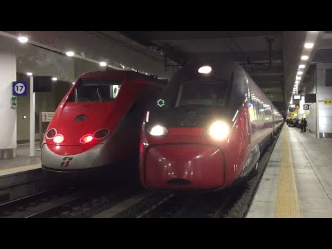 TRENI AD ALTA VELOCITA' E NON A BOLOGNA C.LE:DOPPIA FRECCIAROSSA 1000,ITALO & FRECCIARGENTO!