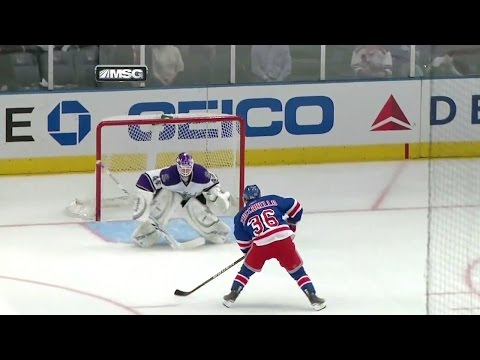 Mats Zuccarello shootout goal vs Los Angeles | 02/17/2011 [HD]