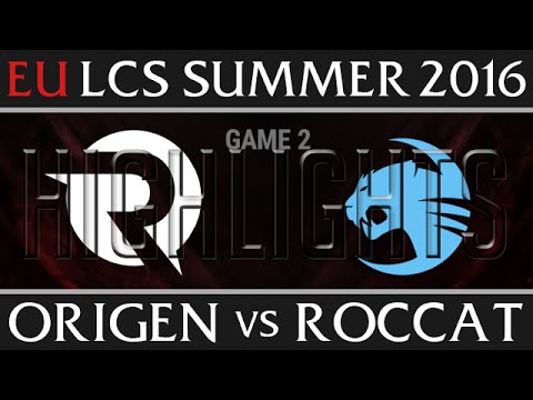 Origen vs Roccat Highlights, Game 2 EU LCS Week 7 Day 2 Summer 2016   OG vs ROC G2