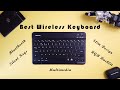 Best Portable Wireless Keyboad Bluetooth Slim Silent RGB Backlit