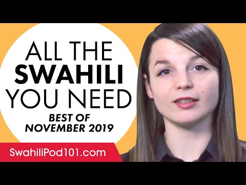 Your Monthly Dose of Swahili - Best of November 2019