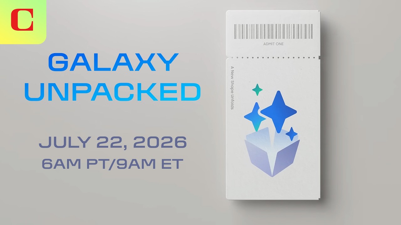 Watch Samsung's Galaxy Unpacked July 2026 from London