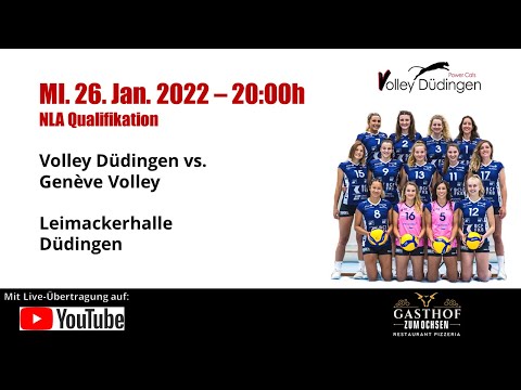 NLA Volleyball:  Volley Düdingen - Genève Volley