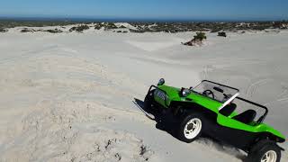 preview picture of video 'Atlantis Dunes - Beach buggy riding a dune'