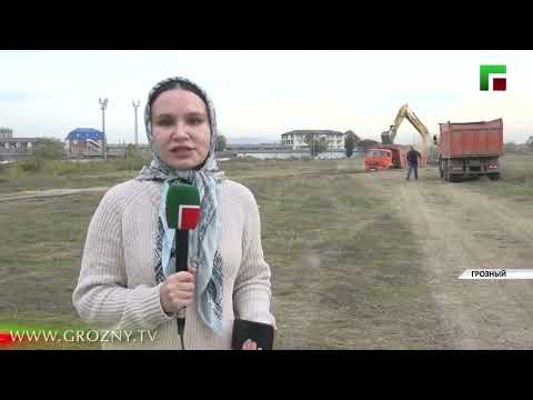 Рамзан Кадыров вместе с мэром Грозного ознакомился с ходом работ в центральной части столицы